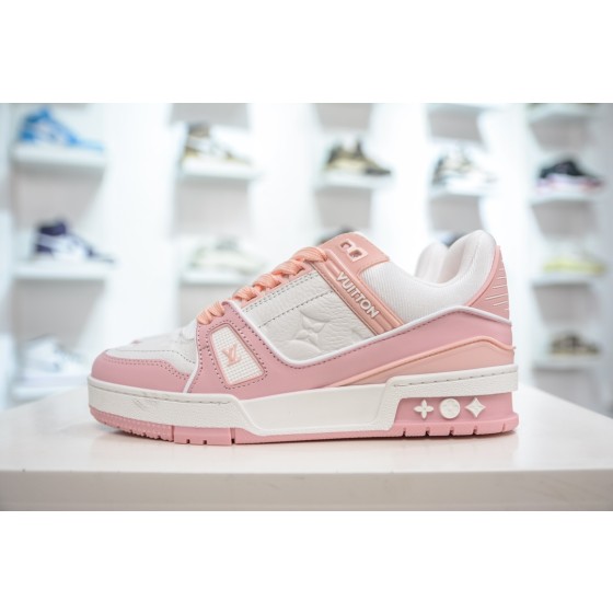 Louis Vuitton Trainer, Leather, Rose Pink, 1AA6W5