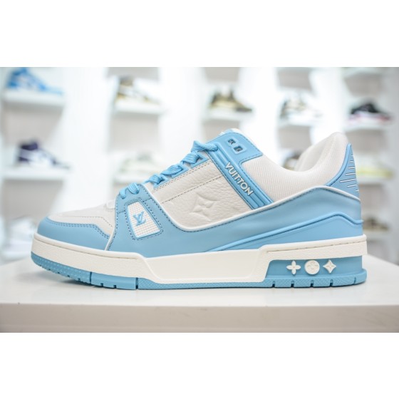 Louis Vuitton Trainer, Blue & White, 1ABOFI
