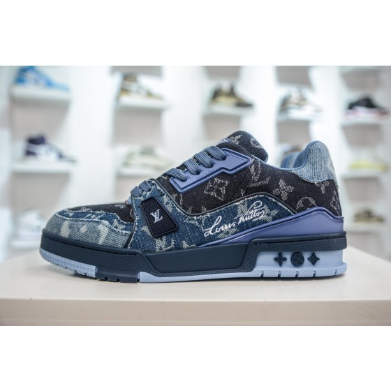 Louis Vuitton Trainer, Blue, 1AC4YR