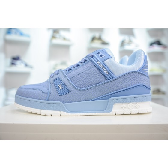 Louis Vuitton Trainer, Calf Leather, Blue, 1ACQ6W