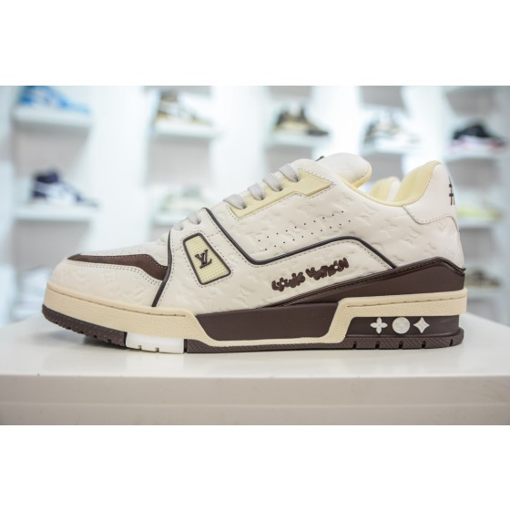 Tyler x Louis Vuitton Trainer, Beige/Brown, 1ACR5K