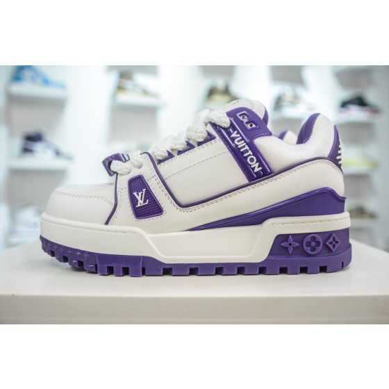 Louis Vuitton Trainer Maxi, White/Purple, 1ACRKO