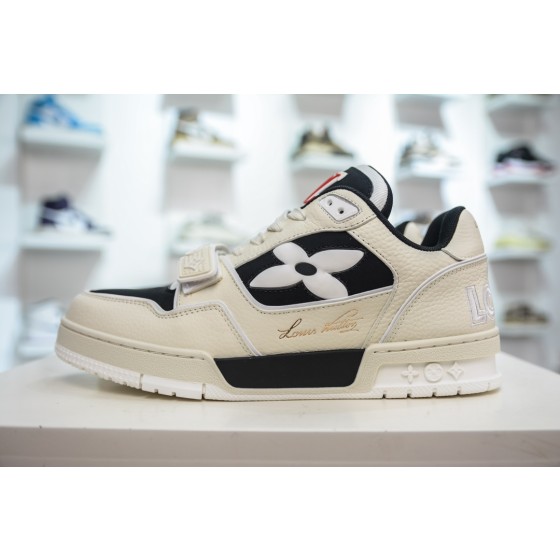 Louis Vuitton Trainer, Calf Leather, Black & White, 1ACW3E