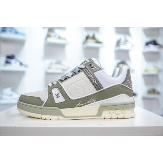 Louis Vuitton Trainer, Calf Leather, Dark Green, 1ADHC9